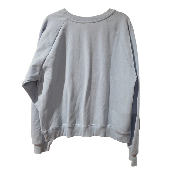 Betty Boop St. Tropez French Riviera Blue Long Sleeve Pulloever Swearshirt Nwt - Picture 3 of 4